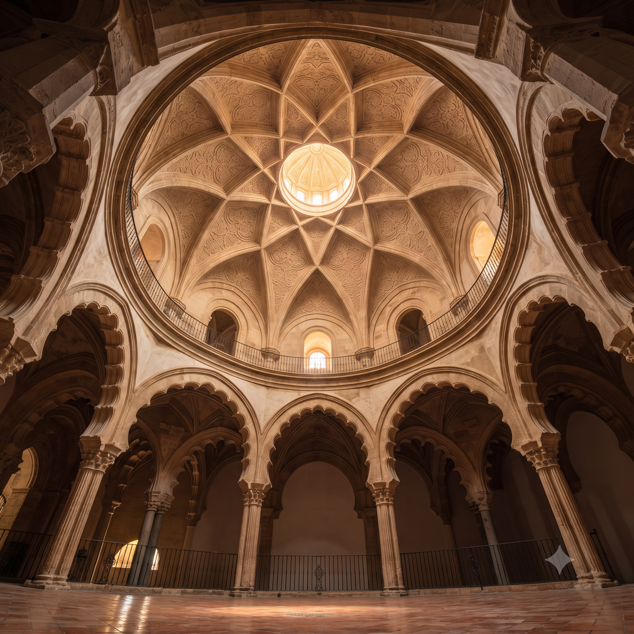 Domed atrium interior
